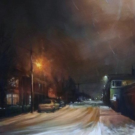 sodium light on snow (harehills leeds) Kirsty Whyatt